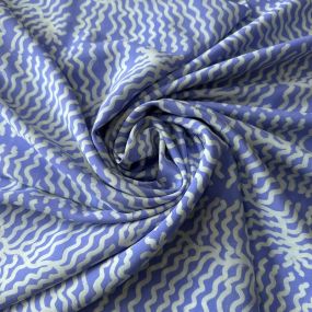 Tecido Crepe de Chine Estampado Corais