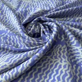 Tecido Crepe de Chine Estampado Corais 2