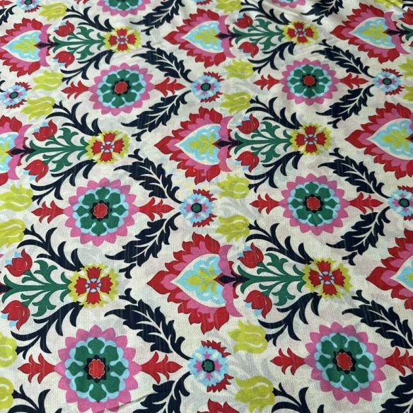 Tecido Crepe de Chine Estampado Desert Flower