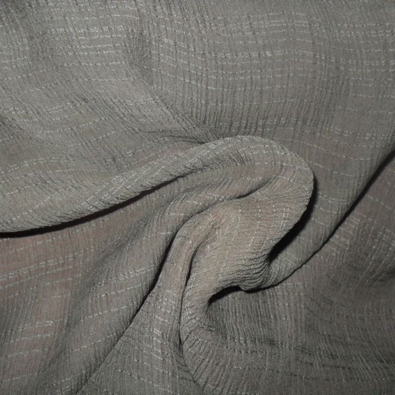 Tecido Chiffon De Seda Cinza • Conexão Tecidos