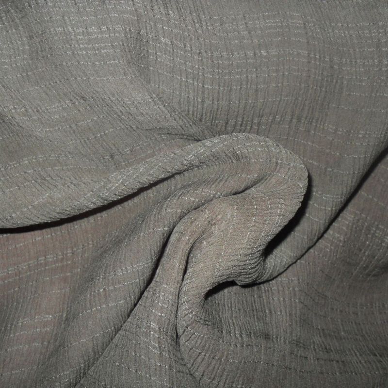 Tecido Chiffon De Seda Pura Cinza • Conexão Tecidos