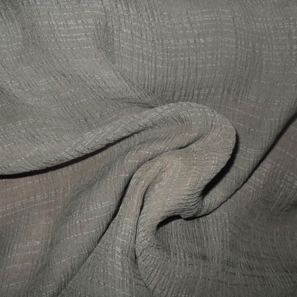 Tecido Chiffon De Seda Pura Cinza • Conexão Tecidos