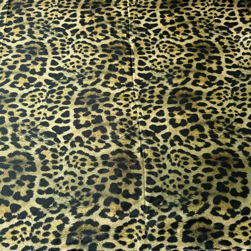 Tecido Crepe de Chine Estampado Animal Print V