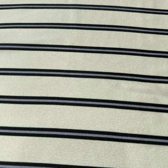 Tecido Crepe de Chine Estampado Fine Line Elegance • Conexão Tecidos