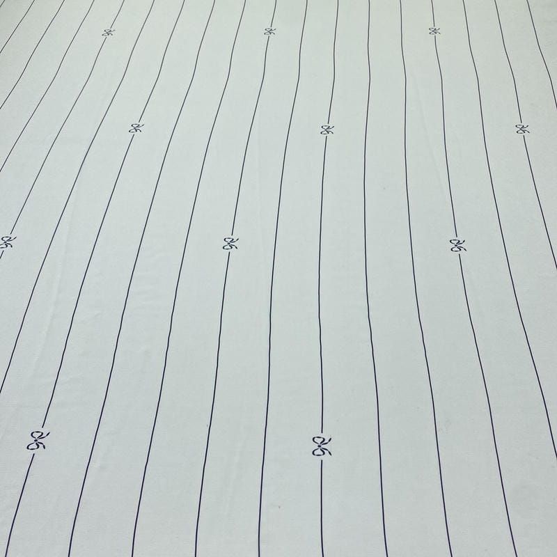 Tecido Crepe de Chine Estampado Lacinhos • Conexão Tecidos