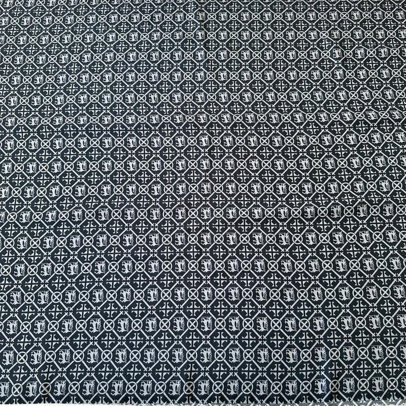 Tecido Crepe de Chine Estampado Geo Classic • Conexão Tecidos