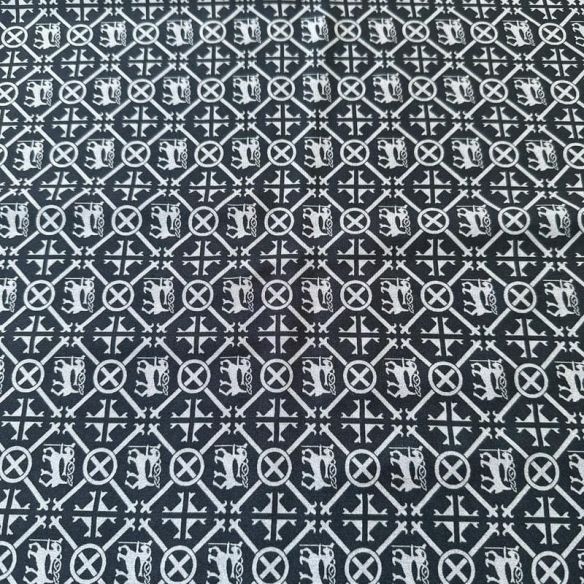 Tecido Crepe de Chine Estampado Geo Classic • Conexão Tecidos