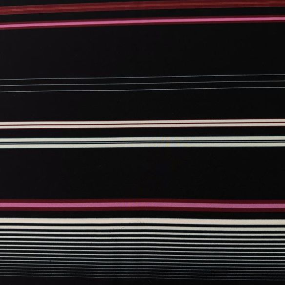 Tecido Crepe de Chine Estampado Stripe Mix Modern • Conexão Tecidos