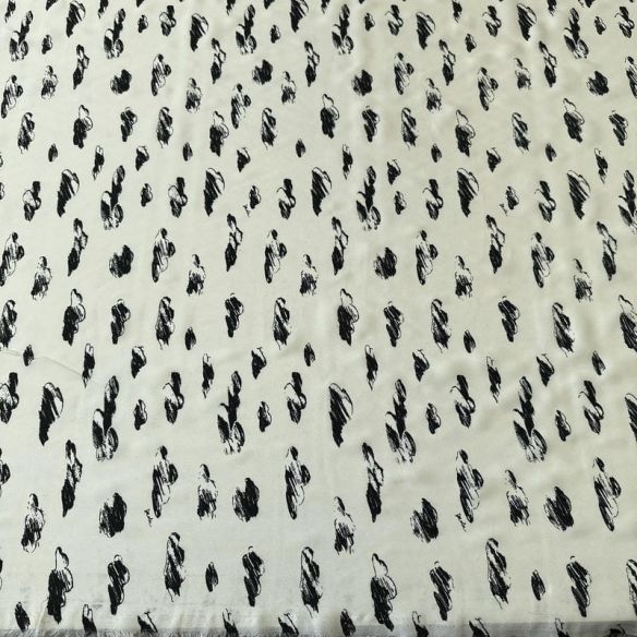 Tecido Crepe de Chine Estampado Cloud Daslu • Conexão Tecidos