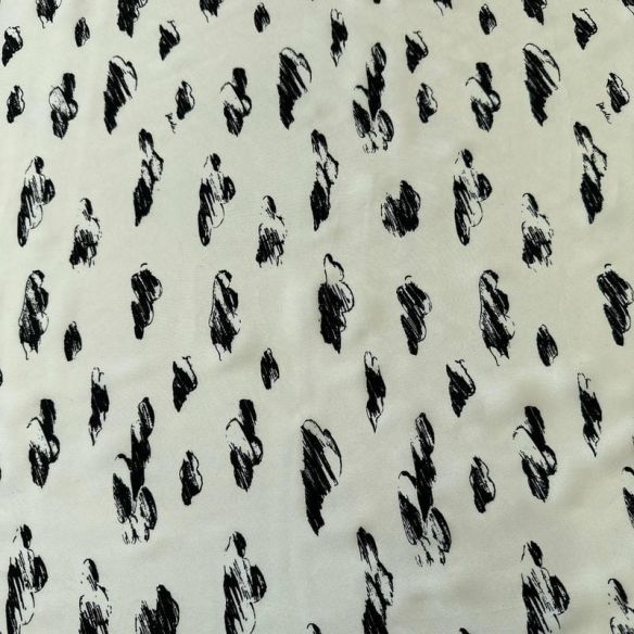 Tecido Crepe de Chine Estampado Cloud Daslu • Conexão Tecidos