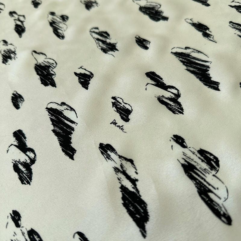 Tecido Crepe de Chine Estampado Cloud Daslu • Conexão Tecidos