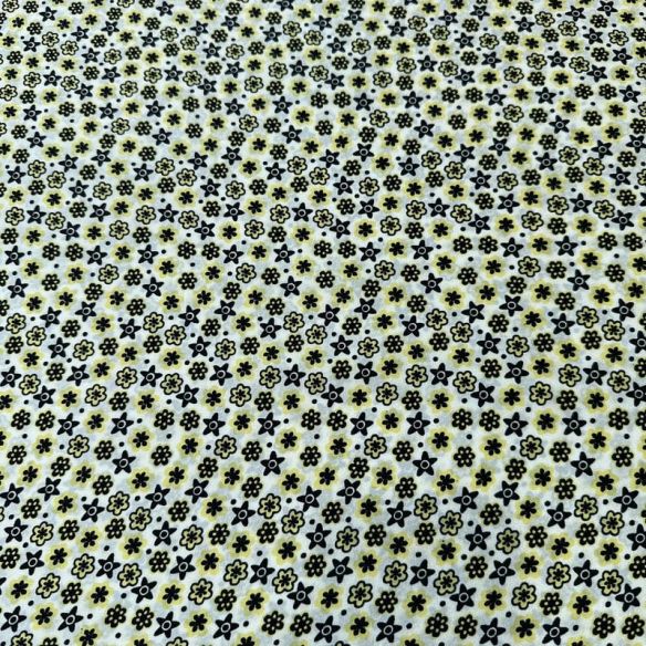 Tecido Crepe de Chine Estampado Mini Floral Garden • Conexão Tecidos