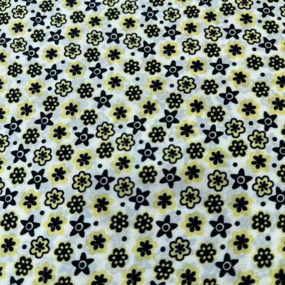 Tecido Crepe de Chine Estampado Mini Floral Garden • Conexão Tecidos