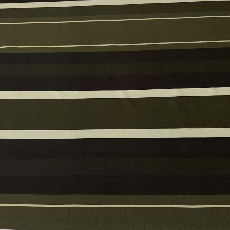 Tecido Crepe de Chine Estampado Green Lines • Conexão Tecidos