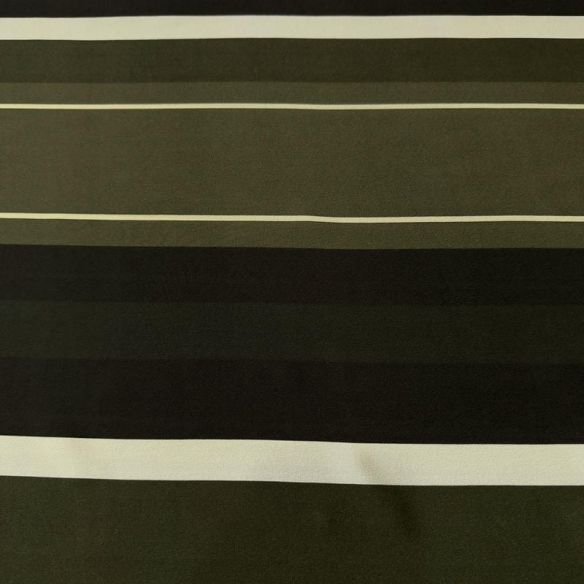 Tecido Crepe de Chine Estampado Green Lines • Conexão Tecidos