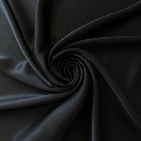 Tecido Crepe Patou Preto • Conexão Tecidos