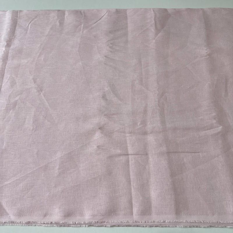 Tecido Linho Puro Liso Rosa Bebê • Conexão Tecidos