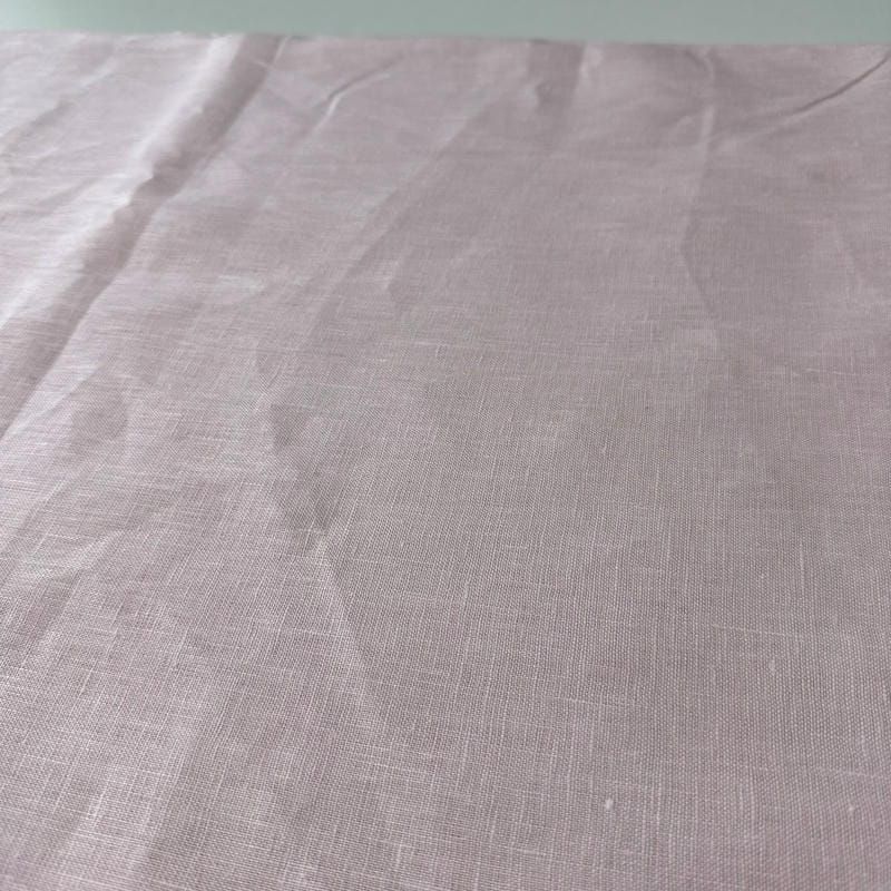 Tecido Linho Puro Liso Rosa Bebê • Conexão Tecidos