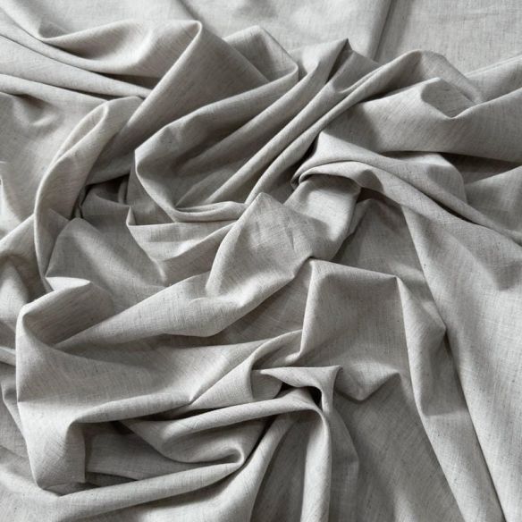 Tecido Cambraia De Algodão Cinza Claro • Conexão Tecidos