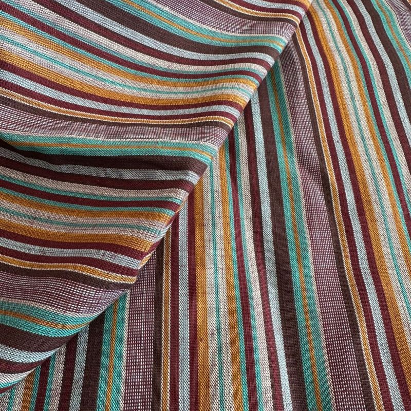 Tecido Linho Puro Listrado Marrakesh • Conexão Tecidos