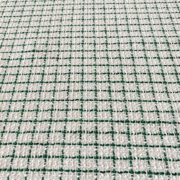 Tecido Tweed Grid Green • Conexão Tecidos