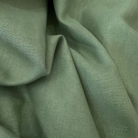 Tecido Linho Puro Liso Verde Cana • Conexão Tecidos