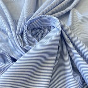 Tecido Tricoline Fio Tinto Azul Denim Light • Conexão Tecidos 2