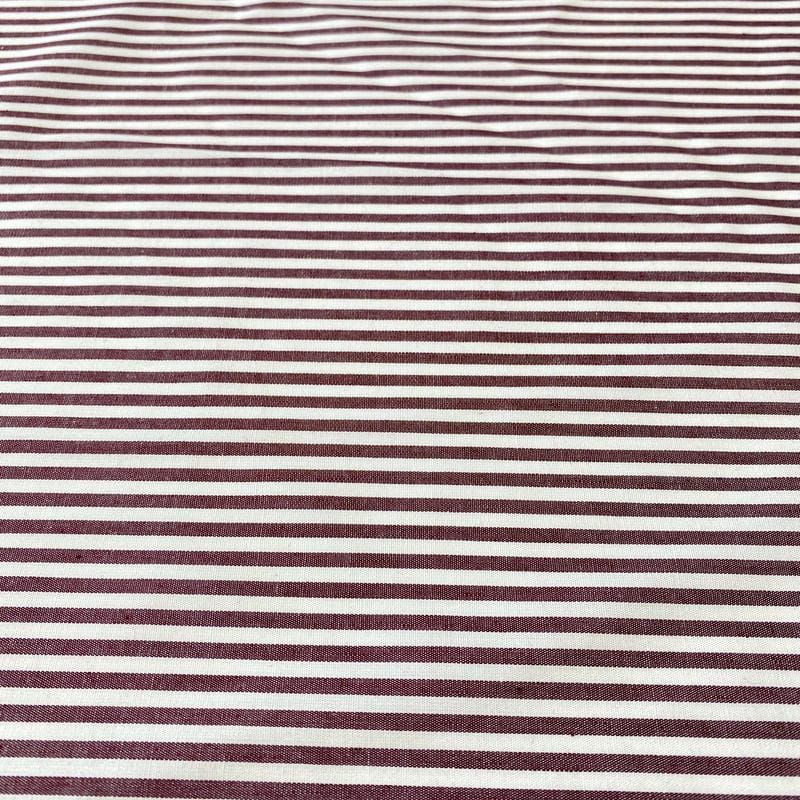 Tecido Tricoline Fio Tinto Bordô Classic • Conexão Tecidos