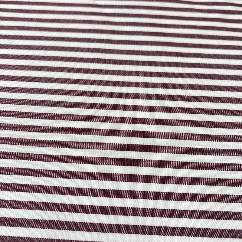 Tecido Tricoline Fio Tinto Bordô Classic • Conexão Tecidos