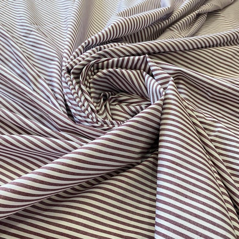 Tecido Tricoline Fio Tinto Bordô Classic • Conexão Tecidos