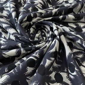 Tecido Crepe de Chine Estampado Palm Beach • Conexão Tecidos 2