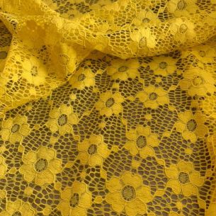 RENDA DE MALHA YELLOW • Conexão Tecidos