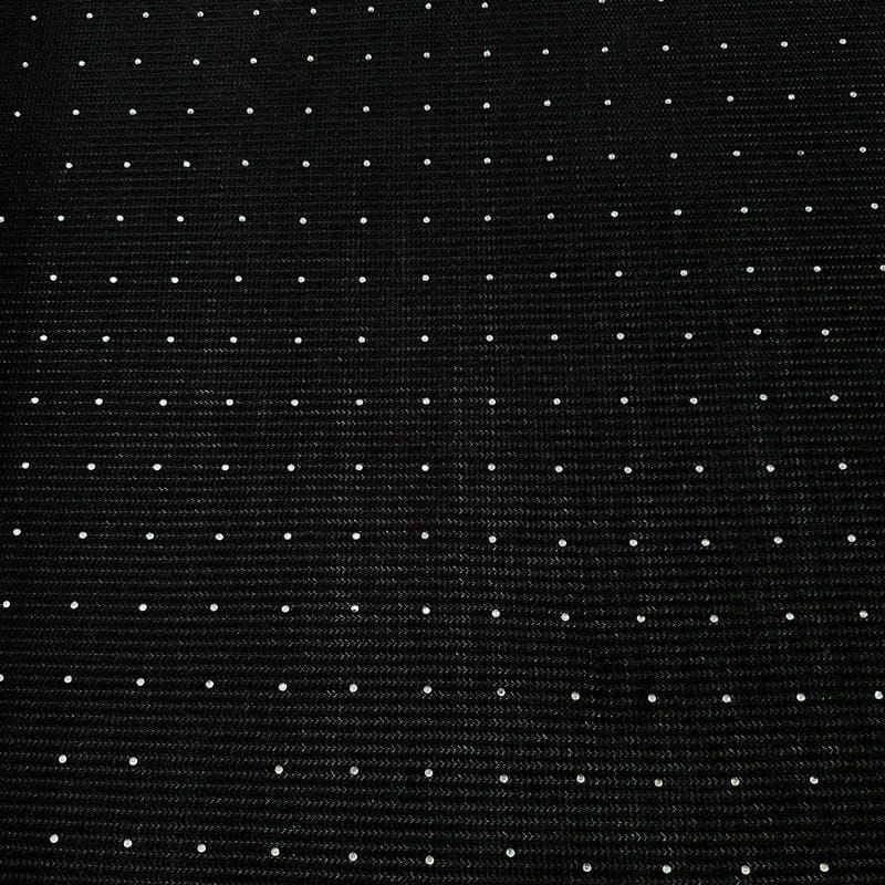 Tecido Malha Tricot Diamond Black • Conexão Tecidos
