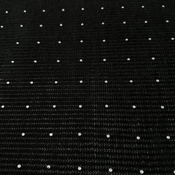 Tecido Malha Tricot Diamond Black • Conexão Tecidos