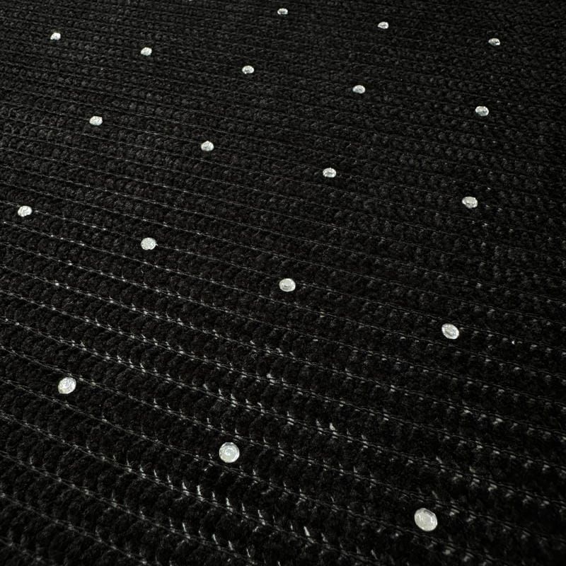 Tecido Malha Tricot Diamond Black • Conexão Tecidos