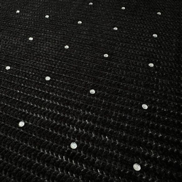 Tecido Malha Tricot Diamond Black • Conexão Tecidos