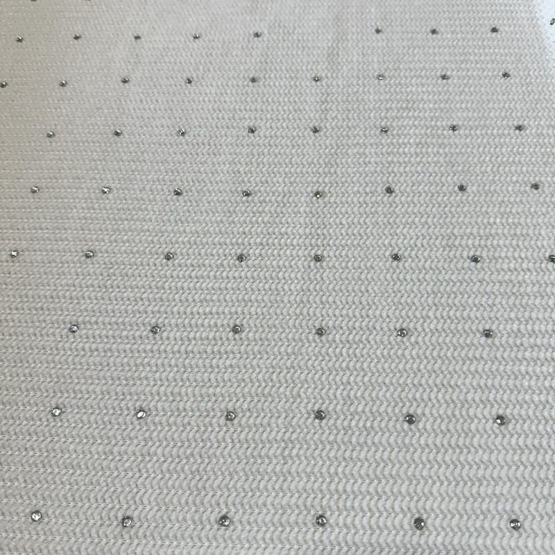 Tecido Malha Tricot Diamond White • Conexão Tecidos