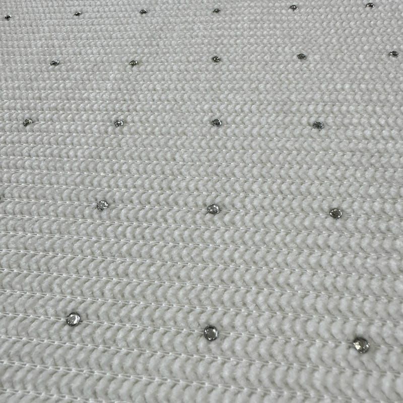 Tecido Malha Tricot Diamond White • Conexão Tecidos