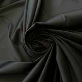 Tecido Tricoline Liso Acetinado Com Elastano Preto • Conexão Tecidos