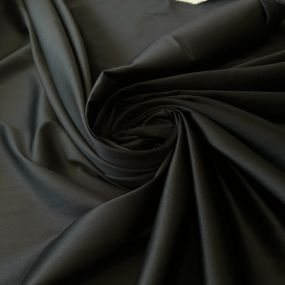 Tecido Tricoline Liso Acetinado Com Elastano Preto • Conexão Tecidos 2