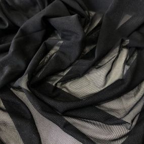 Tecido Tule De Malha Liso Preto • Conexão Tecidos 2