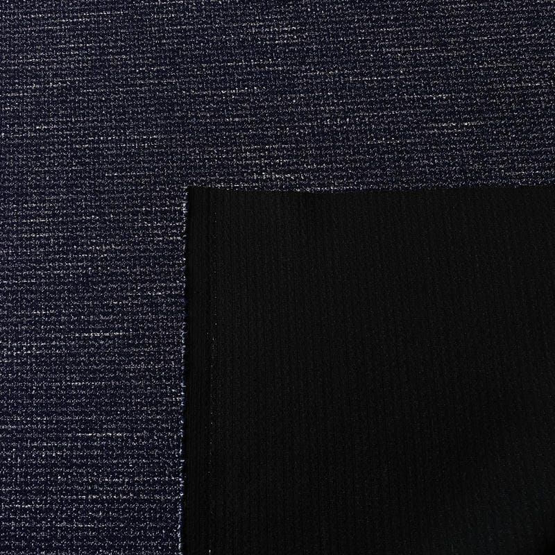 Tecido Tweed Coenizado Azul Marinho Noite • Conexão Tecidos