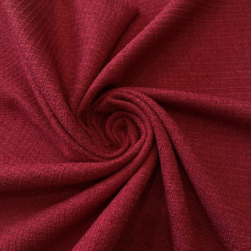 Tecido Coenizado Tweed Vermelho Bordô • Conexão Tecidos