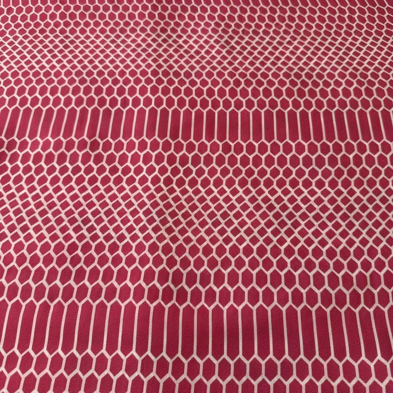 Corte Único Crepe de Chine Seda Pura - 1,40 m - REF • 2335 • Conexão