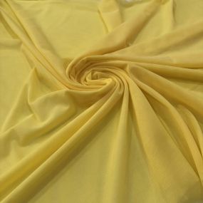 Tecido Tule De Malha Liso Amarelo Manteiga • Conexão Tecidos 2