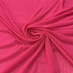 Tecido Tule De Malha Liso Rosa pink • Conexão Tecidos