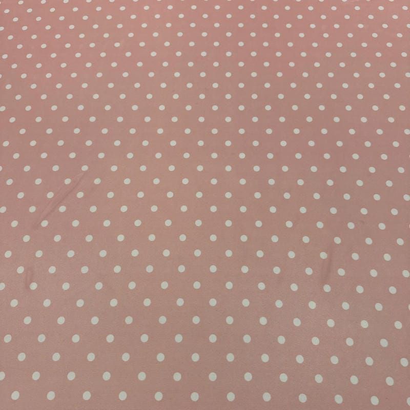 Tecido Tule De Malha Liso Poá Rosa Chá • Conexão Tecidos