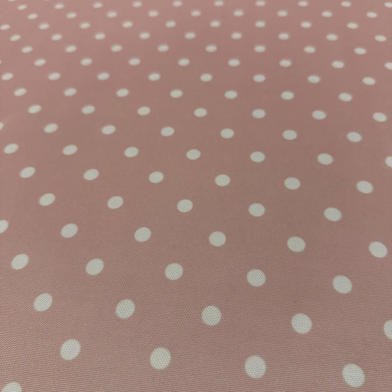 Tecido Tule De Malha Liso Poá Rosa Chá • Conexão Tecidos