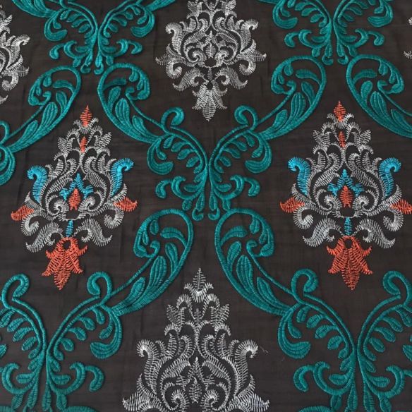 CHIFFON DE SEDA BORDADO • Conexão Tecidos CHIFFON DE SEDA BORDADO • Conexão Tecidos