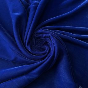 Tecido Veludo Cristal Azul Bic • Conexão Tecidos